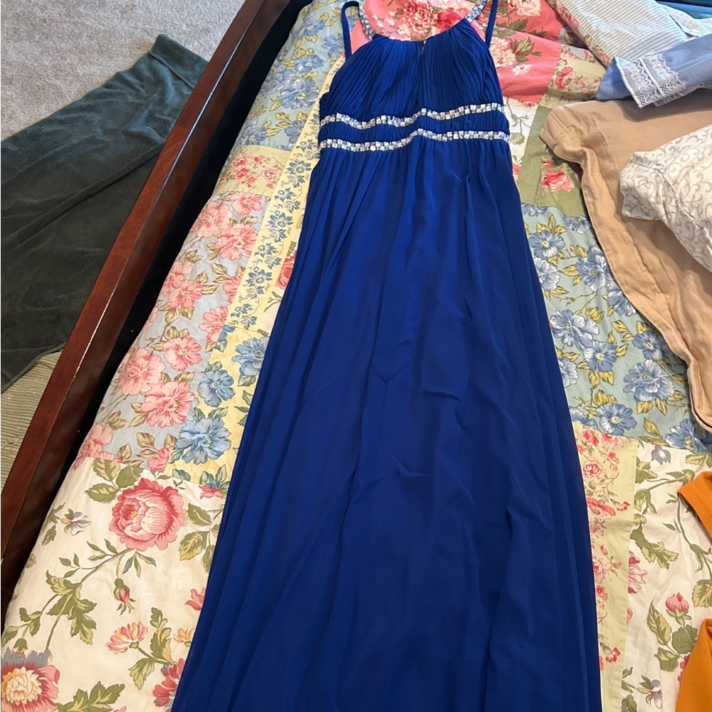 Royal blue dress